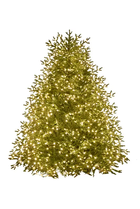 Ель искусственная с лампочками АРКО ELITE H240 см, пластик, металл, зеленый