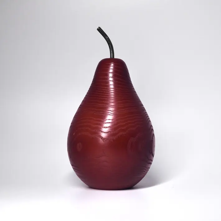 Фигура ГРУША 11х20 см, дерево, бордовый