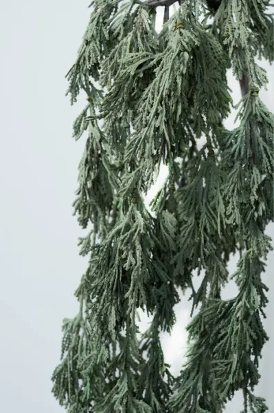 Ветвь кипариса H109 см, пластик, зеленый