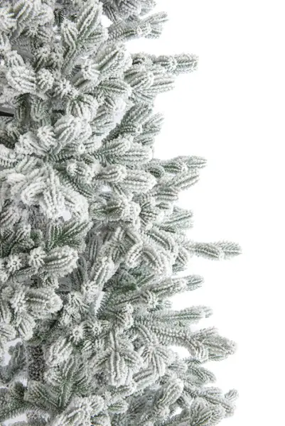 Ель искусственная заснеженная КОРОЛЕВА ТЯНЬ ШАНЯ Н255 см, пластик, металл, белый