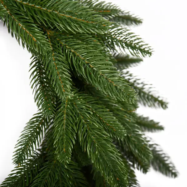 Венок рождественский РОМАНОВСКИЙ D60 см, пластик, зелёный