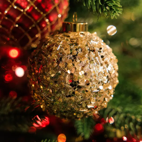 Шары в наборе D8 см, 3 шт, пластик, шампань