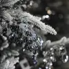 Подвес ВЕТКА L40 см из кристаллов, акрил, темно-серебряный
