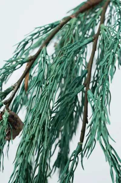 Ветвь кедры H99 см, пластик, серый