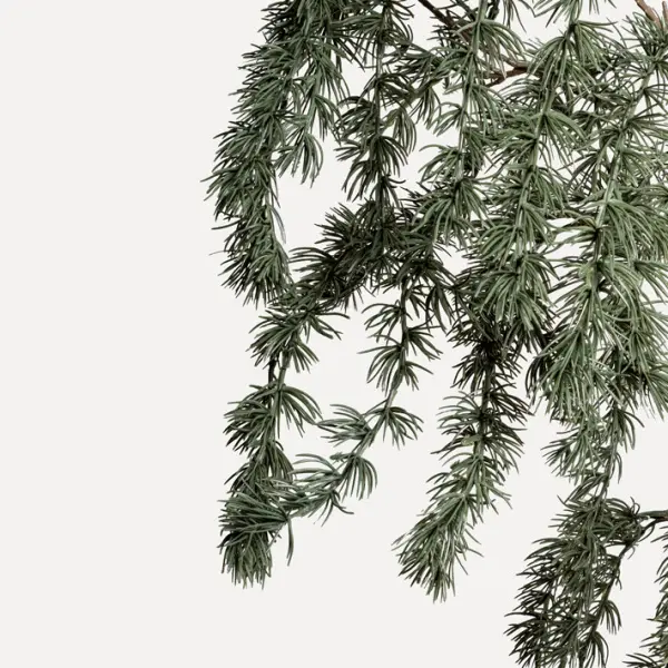 Ветвь хвойная ЛИСТВЕННИЦА L130 см, пластик, зеленый