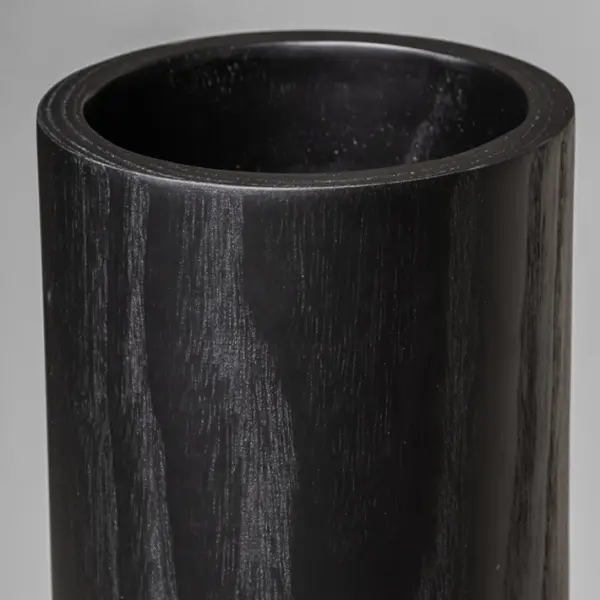 Ваза 20х70 см, дерево, черный, золотой Ваза 20х70 см, дерево, черный, золотой