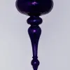 Подвес ручной работы L19 D7 см, стекло, синий
