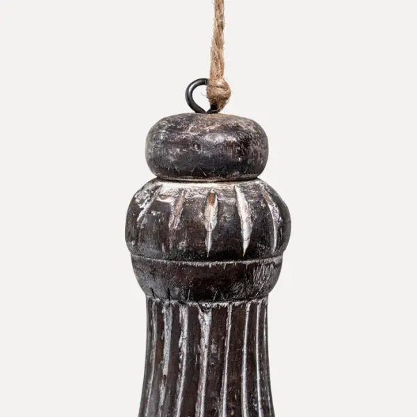 Подвес 8x20 см, дерево, черный