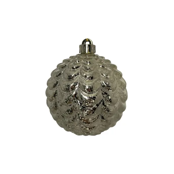 Шар D12 см, пластик, золотой