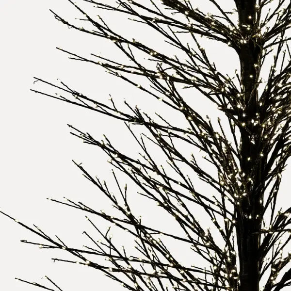 Дерево с мерцающим эффектом LED H270 см, пластик, металл, черный