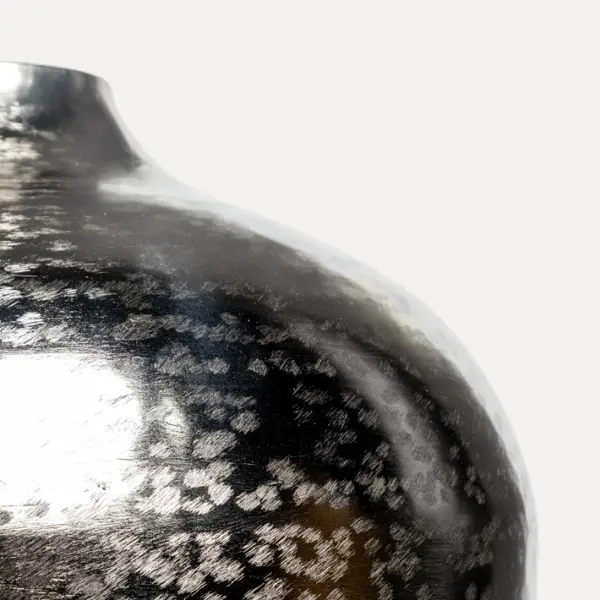 Ваза 36x42 см, металл, серебряный
