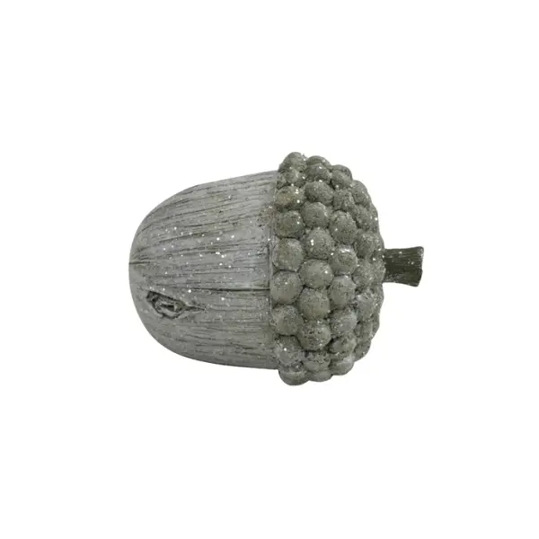 Фигура ЖЁЛУДЬ H12 см, пластик, серый