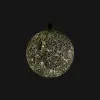 Шар LED D20 см, пластик, серебряный