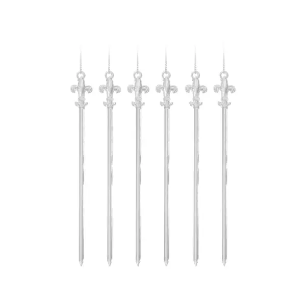 Подвесы в наборе СОСУЛЬКИ Н12 см, 6 шт, стекло, прозрачный