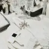 Кольцо для салфеток D5 см, металл, стекло, прозрачный