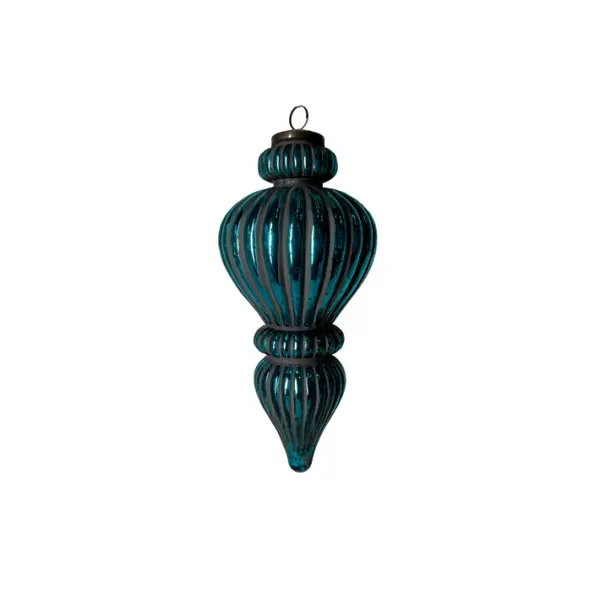 Подвес H25 см, стекло, синий