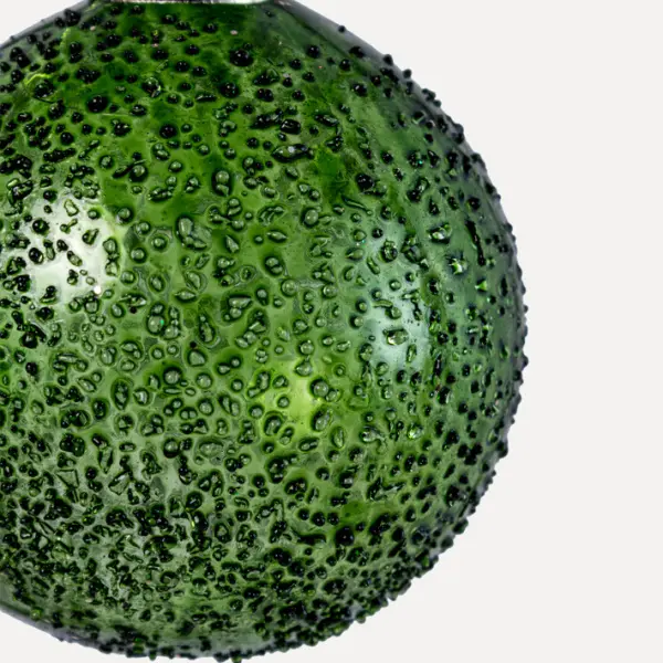 Шар D8 см, стекло, темно-зеленый