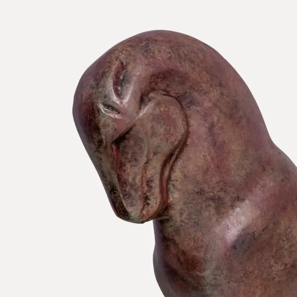 Фигура ЛОШАДЬ 44x11x44 см, металл, медный