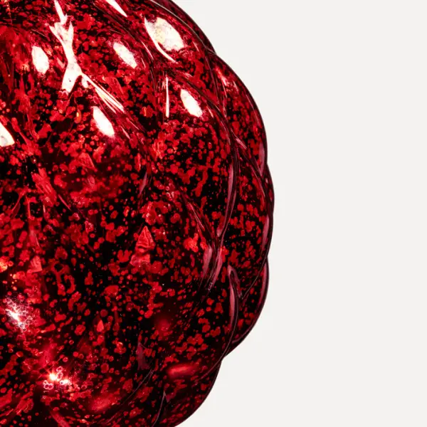 Шар LED D20 см, пластик, красный