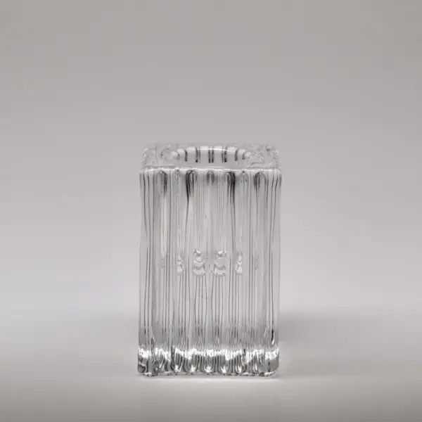 Набор подсвечников 4х6 см, 9 шт, стекло, прозрачный