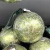 Шар D15 см, стекло, зеленый