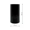 Ваза 15х30 см, поликарбонат, чёрный