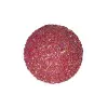 Шар с блёстками D12 см, пенопласт, фуксия, мультиколор