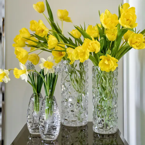 Ваза 14x32,5 см, поликарбонат, прозрачный