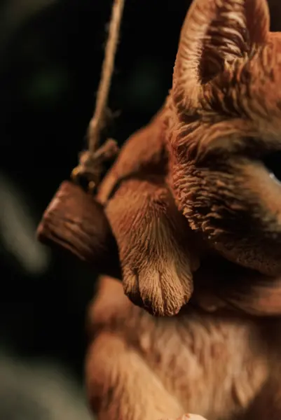 Подвес КОТЕНОК 10х15 см, полирезин, рыжий