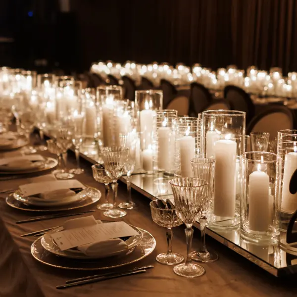 Ваза с горизонтальным узором H25 см, стекло, прозрачный