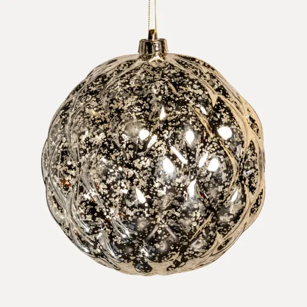 Шар LED D20 см, пластик, золотой