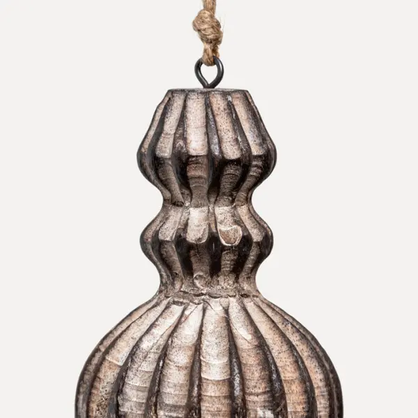 Подвес 8x22 см, дерево, черный