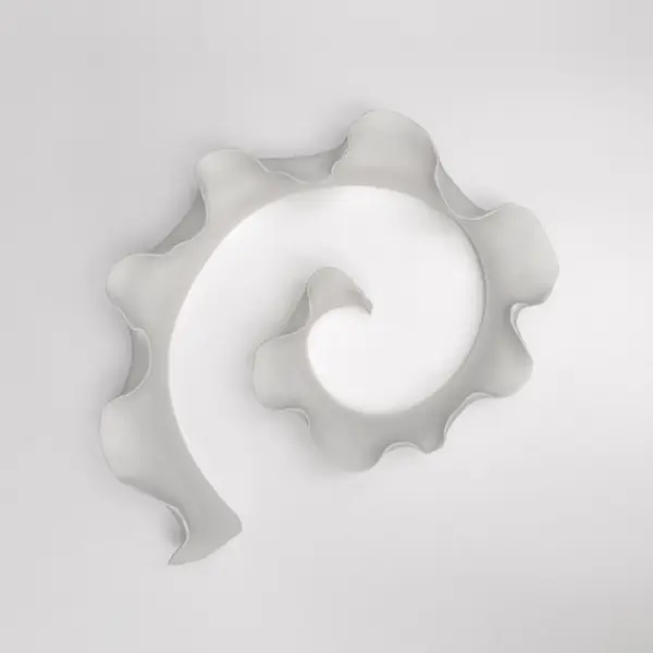 Арт-объект 31x10x26 см, керамика, белый