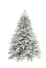 Ель заснеженная с лампочками РОМАНОВСКАЯ Н240 см, пластик, металл, белый