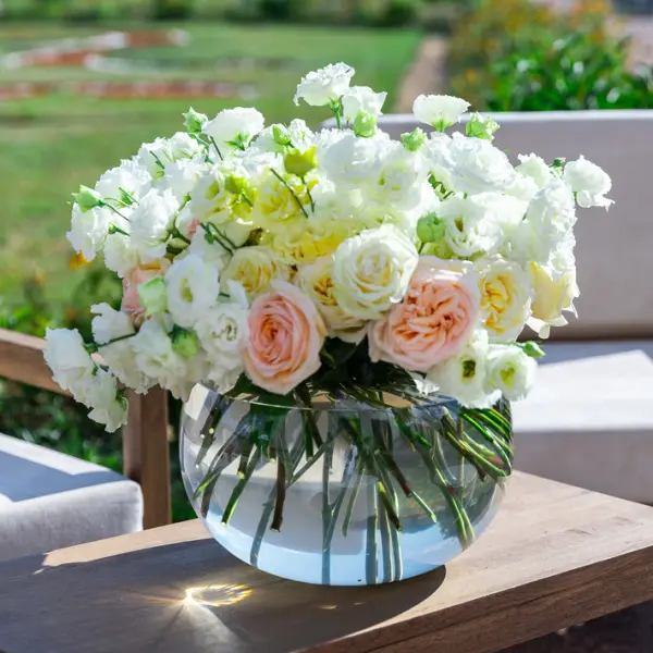 Ваза 45x34 см, поликарбонат, прозрачный Ваза 45x34 см, поликарбонат, прозрачный