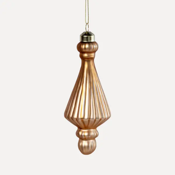 Подвес 6x14 см, стекло, шампань