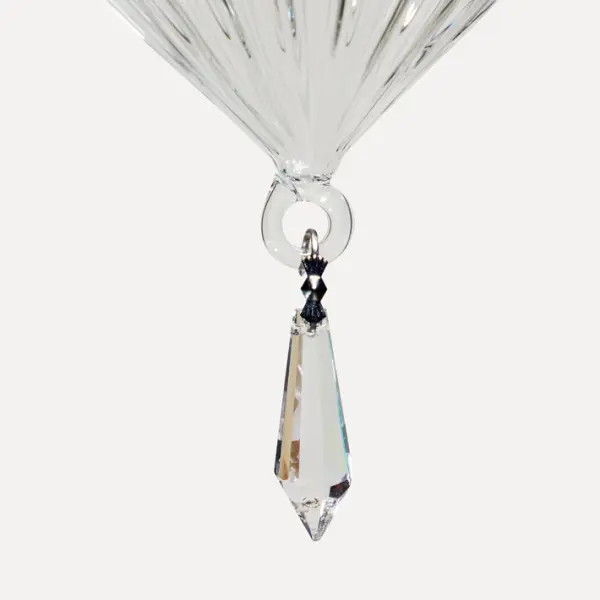 Подвес ручной работы 13x18 см, стекло, прозрачный