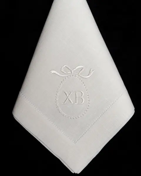 Набор льняных текстильных салфеток ХВ, 45х45 см, 4 шт