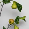 Ветвь груши H74 см, пластик, зеленый