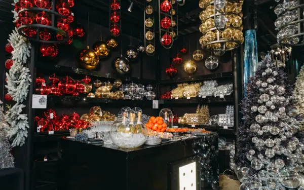 Шар ДИСКО D30 см, зеркальный, пенопласт, золотой