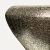Кашпо с эффектом мозаики, 46x23 см, металл, золотой