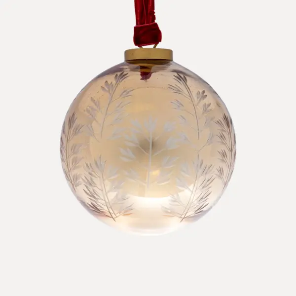 Шар D10 см, стекло, золотой