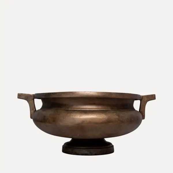 Ваза 45x36x18 см, металл, бронзовый