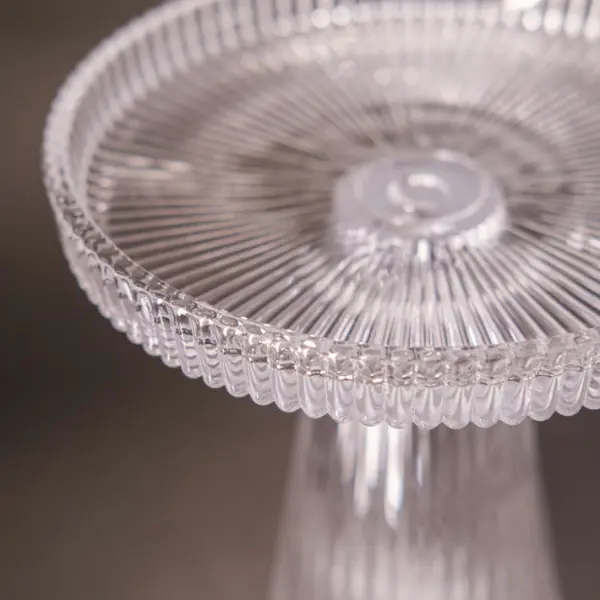 Подсвечник 15х17 см, стекло, прозрачный
