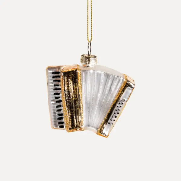 Подвес АККОРДЕОН 7x7 см, стекло, шампань