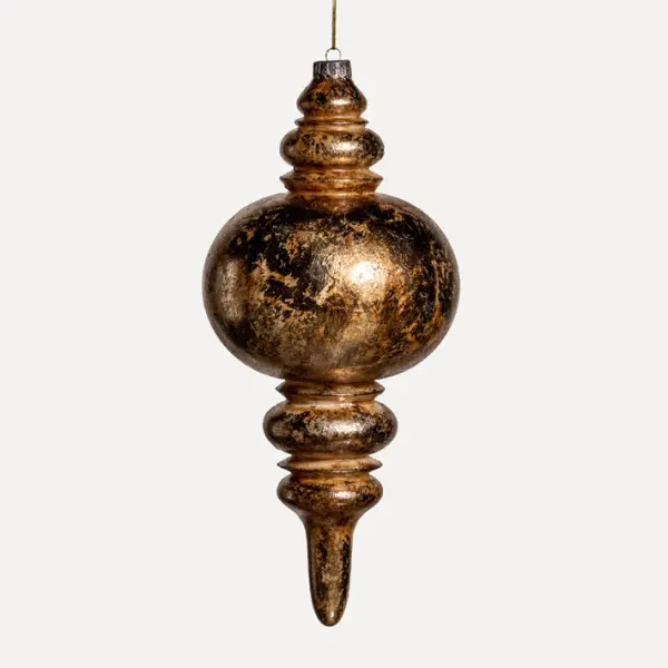 Подвес H33 см, пластик, золотой