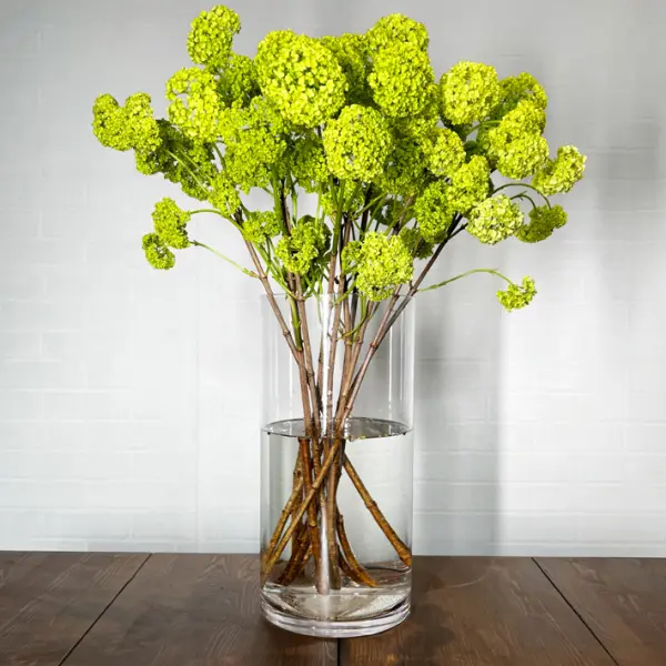 Ваза 20х40 см, поликарбонат, прозрачный