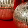 Ароматическая свеча ГЛИНТВЕЙН, ребристая, 20 см, стекло, золотой
