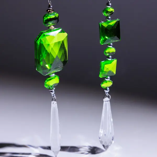 Подвес H20 см, акрил, зеленый