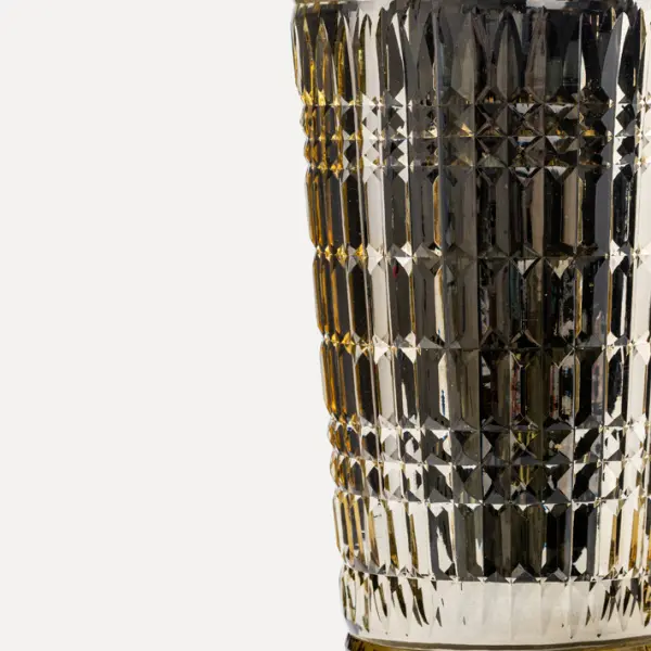 Ваза 15x23 см, стекло, золотой